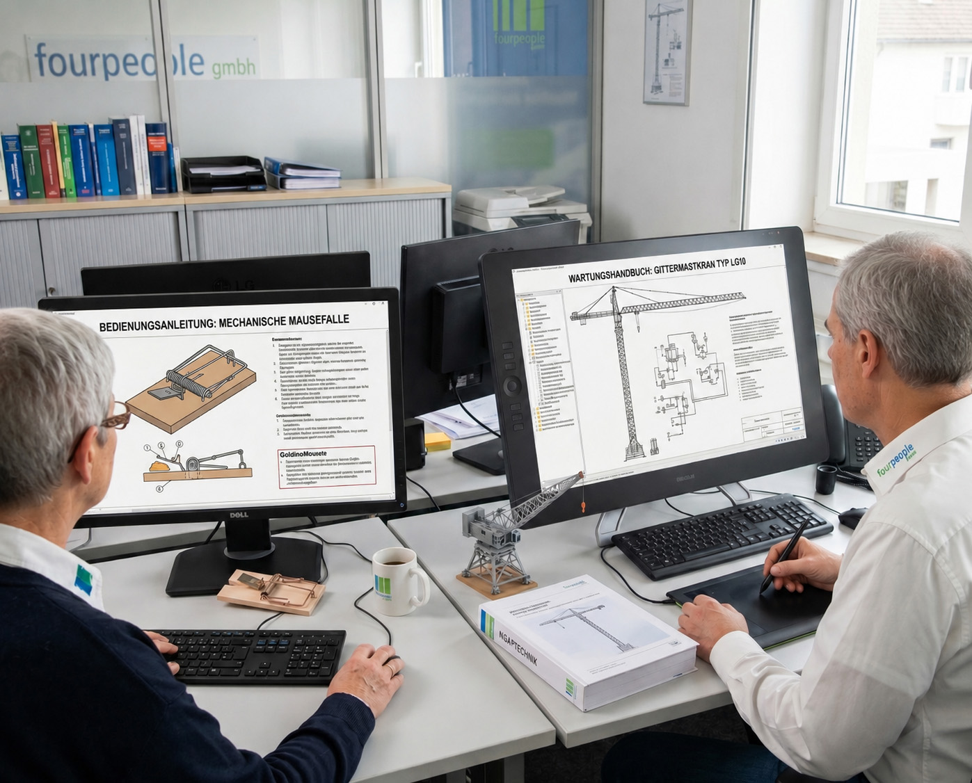 fourpeople® gmbh – Arbeit an Technischer Dokumentation und Schulungen